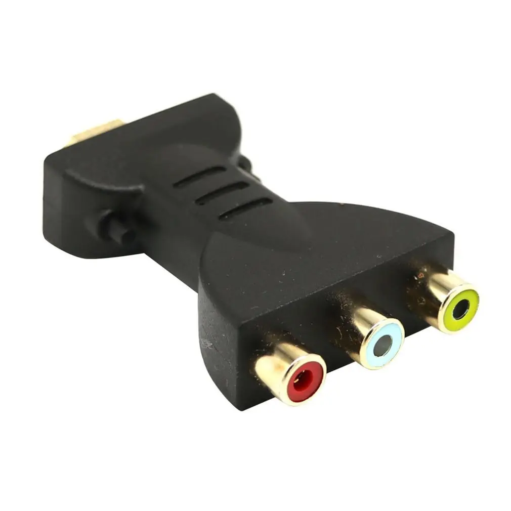 

Flexible Portable HDMI-Compatible To 3 RCA Video Audio AV Adapter Component Converter For HDTV DVD Projector Converter