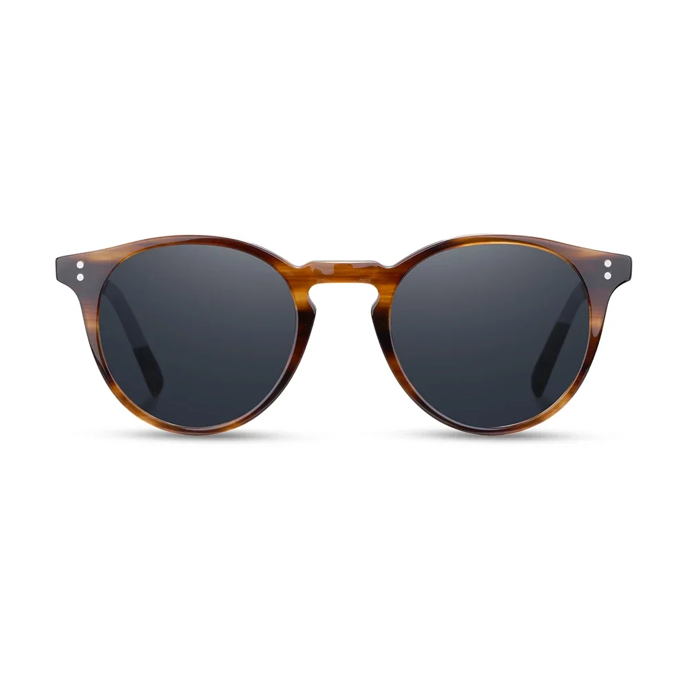 Солнцезащитные очки Gregory Peck женские ацетатные круглые поляризационные винтажные