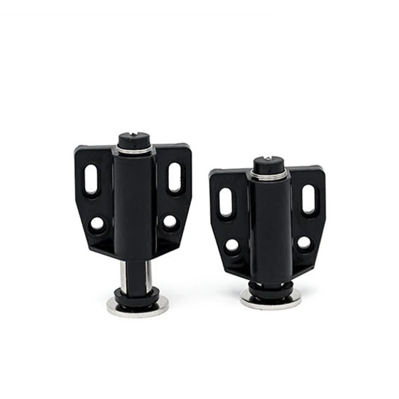 

2x Cabinet Stopper Strong Magnetic Push to Open Touch Catch Stop Quiet Damper Buffer Kitchen Cupboard Door Magnet Black