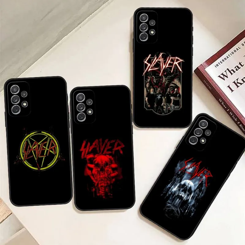 Slayer Heavy Metal Rock Band Phone Case For Samsung Galaxy S23 S10 S20 S22 S30 S7 S21 S8 S9 Pro Plus Telefoon Cover