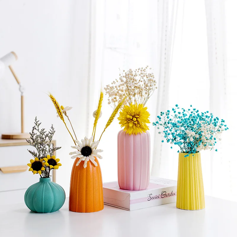 

Home And Garden Decor Fashion Ceramics Dried Flowers Vase Decoration Home Decoration Accessories For Living Room Decoration