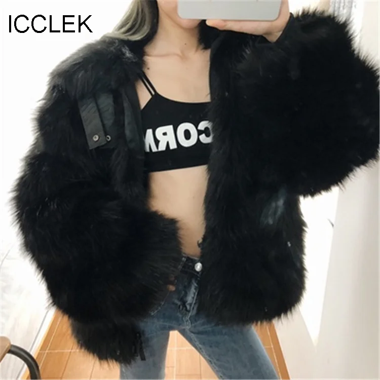 Fur imitation mink fur rabbit fur coat new winter mink fur mink coat women's whole mink medium and long out of season