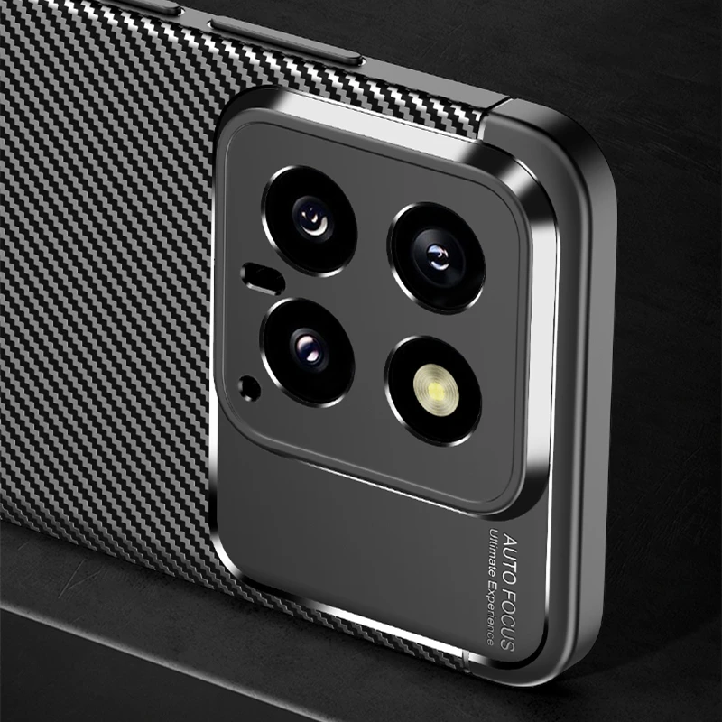 Чехол для Xiaomi 14 чехол Mi мягкий силиконовый резиновый защитный противоударный