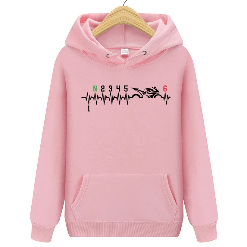 Мужская Повседневная Толстовка велосипедный топ с рисунком сердцебиения 1N2345 6