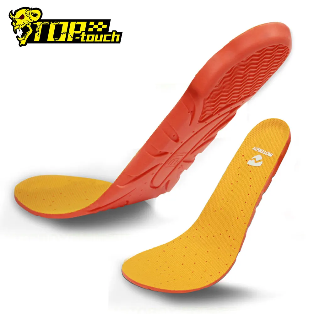 

MOTOBOY Motorcycle Boots Special Insole Men's Anti-Fatigue Riding Slow Rebound Soft Comfortable Breathable Shoes Pad Size 37-43