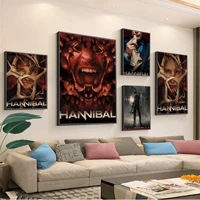 hannibal classic vintage posters kraft paper vintage poster wall art painting study aesthetic art wall painting