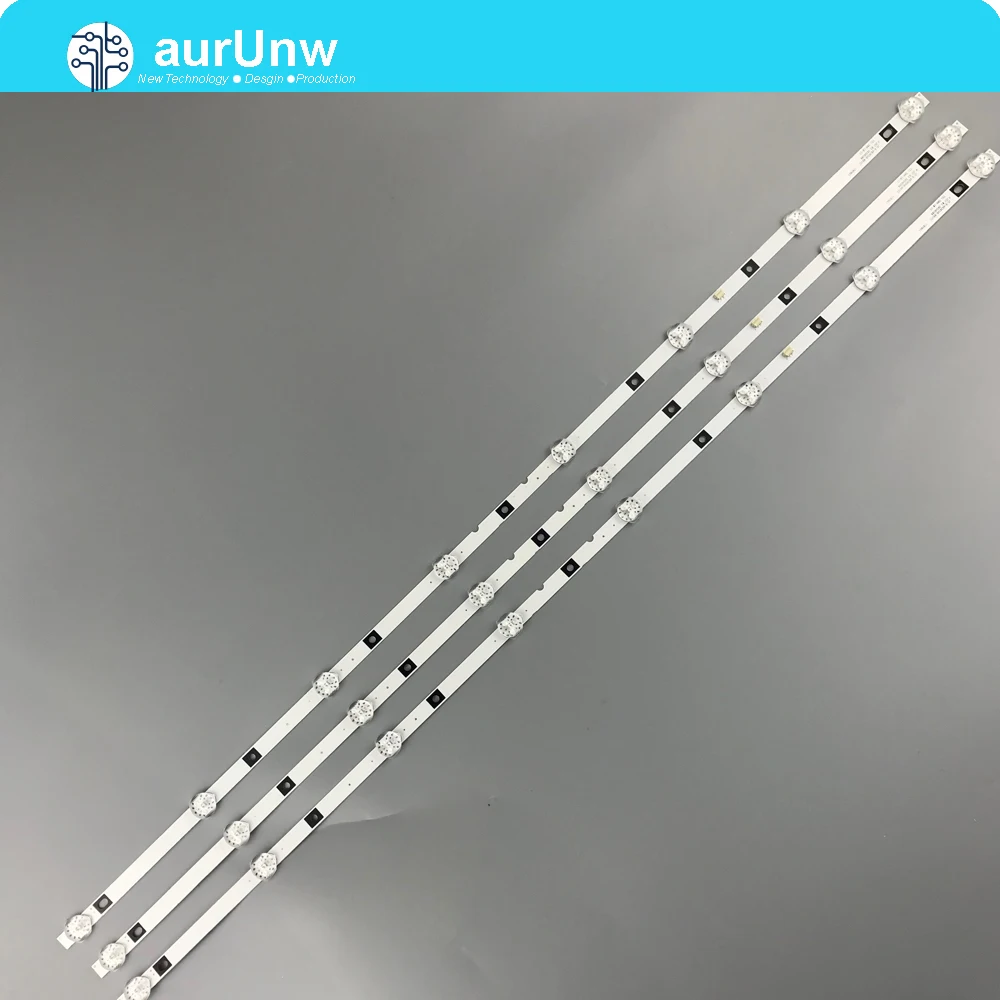 

3PCS LED Backlight Strip 8 Lamps GTV400-2 JS-D-WB385H8-081CC 80510 tv