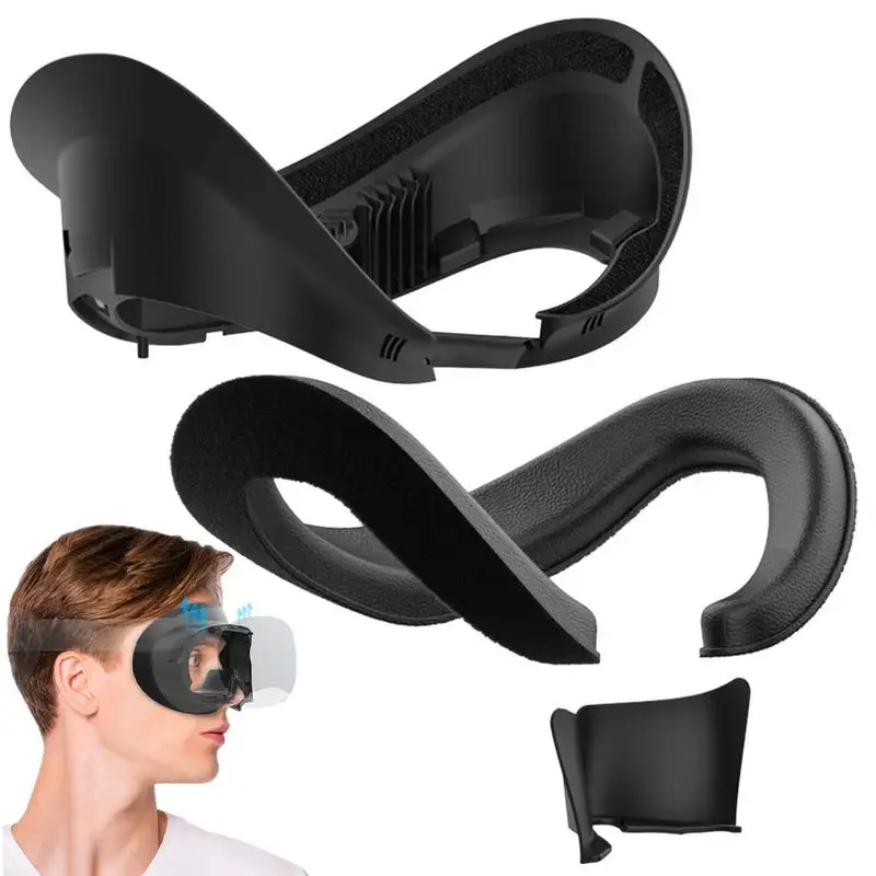 

Усовершенствованные устройства из искусственной кожи для очков Pico 4 VR, легкая герметичная маска для лица forPICO4, Сменные аксессуары для защиты от пота