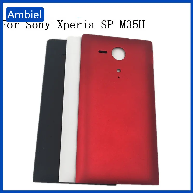 Задняя крышка, задняя крышка батарейного отсека для Sony Xperia SP M35h M35 C5302 C5303 C5306, задняя крышка корпуса с логотипом