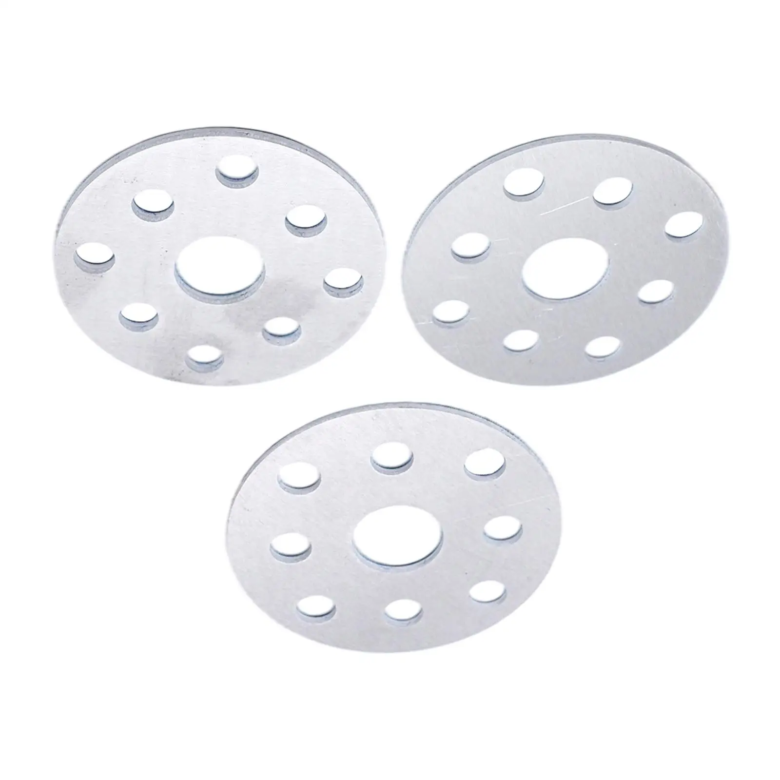 

3Pcs Water Pump Spacer Silver Metal Auto Parts Pulley Shim Kit Replacement for Ford 302 350 427 454 Pulley Fan Accessories