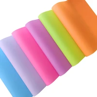 thick jelly solid colored translucent pvc soft plastic vinyl film for making crafts bags shoes