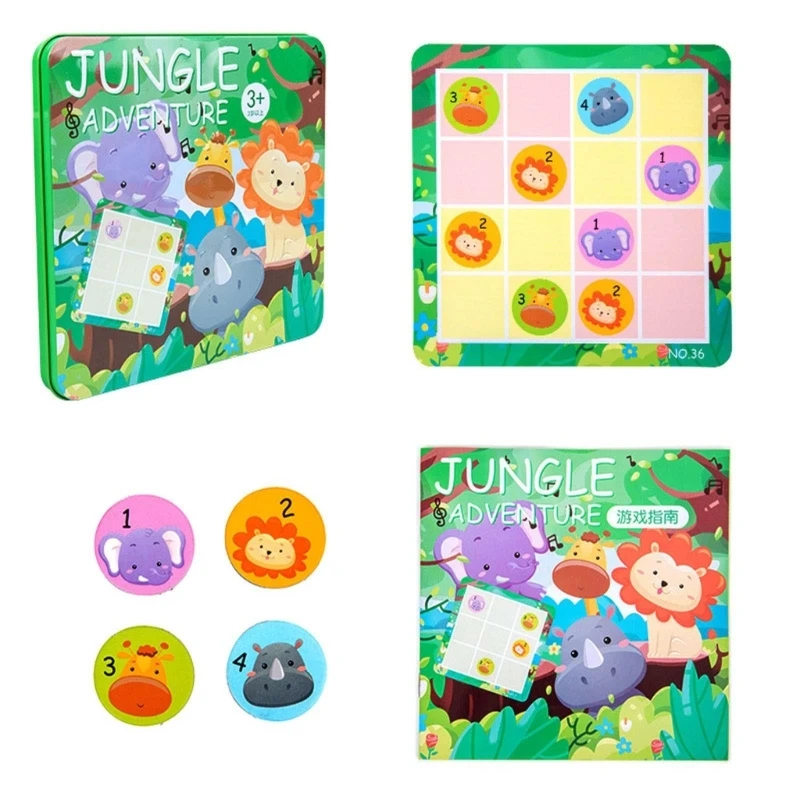 

International Checkers Board Game Sudoku Chess Puzzle Toy Kid Table Toy 69HE