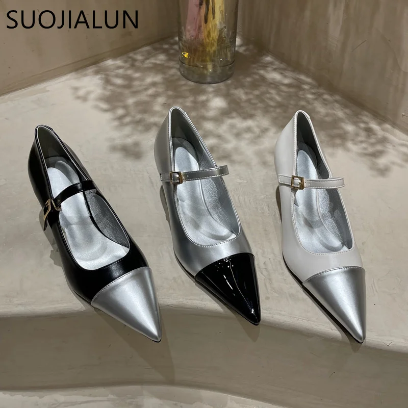 

Туфли-лодочки женские на высокой танкетке, с острым носком, весна 2023