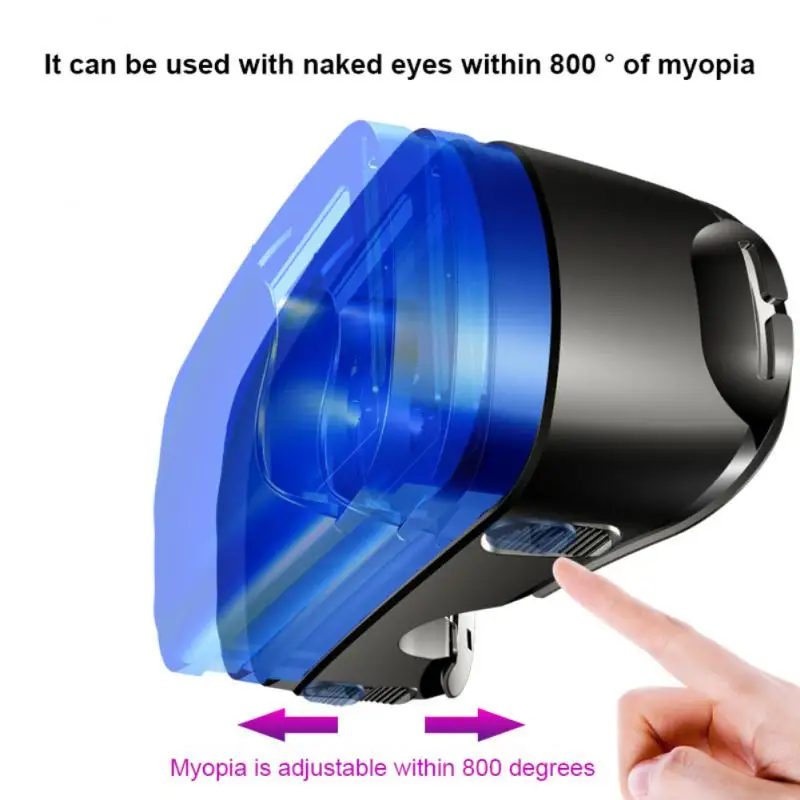 Гарнитура виртуальной реальности 3D VR умные очки шлем для смартфонов мобильный
