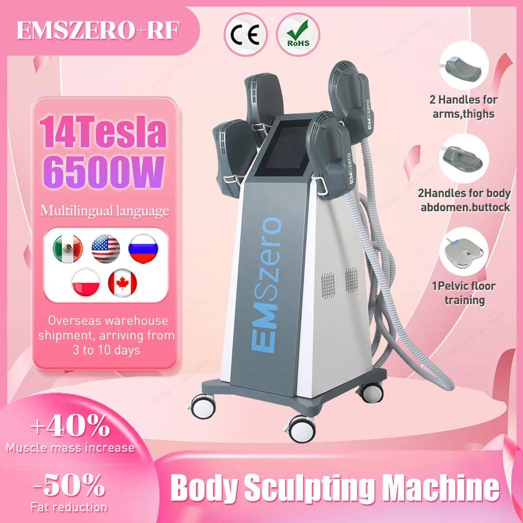 

DLS-EMSLIM Neo 14Tesla 6500W Hi-emt Body Sculpt Machine NOVA Muscle Stimulator Shaping Equipment for Salon EMSzero