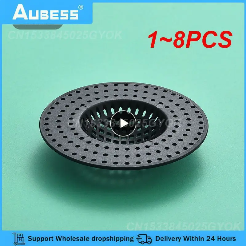 

1~8PCS Kitchen Sink Filter Strainer Sewer Strainer Stopper Floor Drains Hair Catcher Waste Collector for Kitchen Bathroom