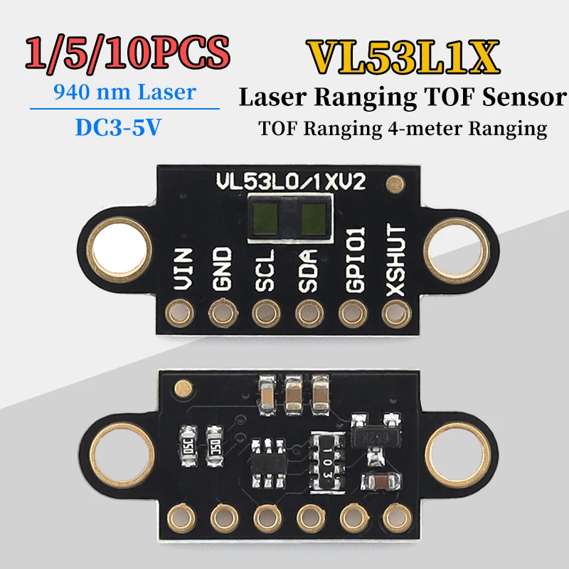 Модуль лазерного дальномера VL53L1X Huaxingfu для Arduino | AliExpress