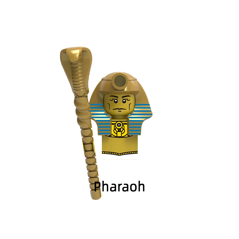 Фараон Атлантида Ацтеки Викинг Египетский воин Мумия Варвар Модель Блоки MOC