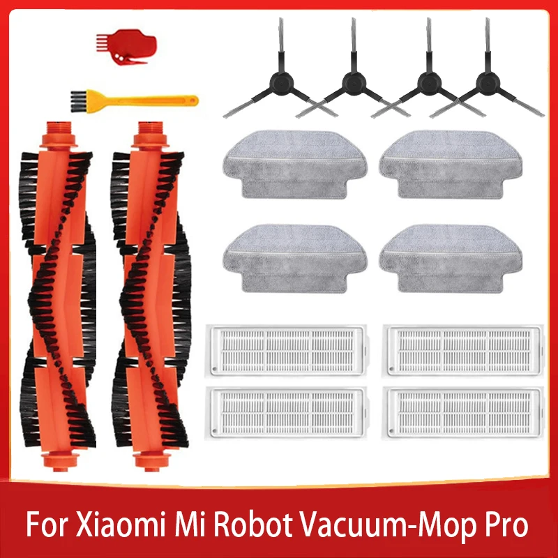 

Фильтр НЕРА на роликах, боковая щетка, тряпичная ткань для швабры Xiaomi Mijia LDS / STYJ02YM / Conga 3490 Viomi V2 PRO V3 SE, детали для робота-пылесоса