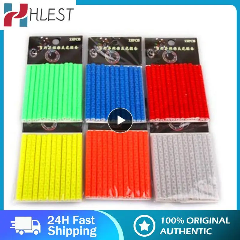

Bike Bicycle Wheel Spokes Reflective Sticker Tube Warning Safety Light DIY Cycling Reflector Tubes Motorcycle Part