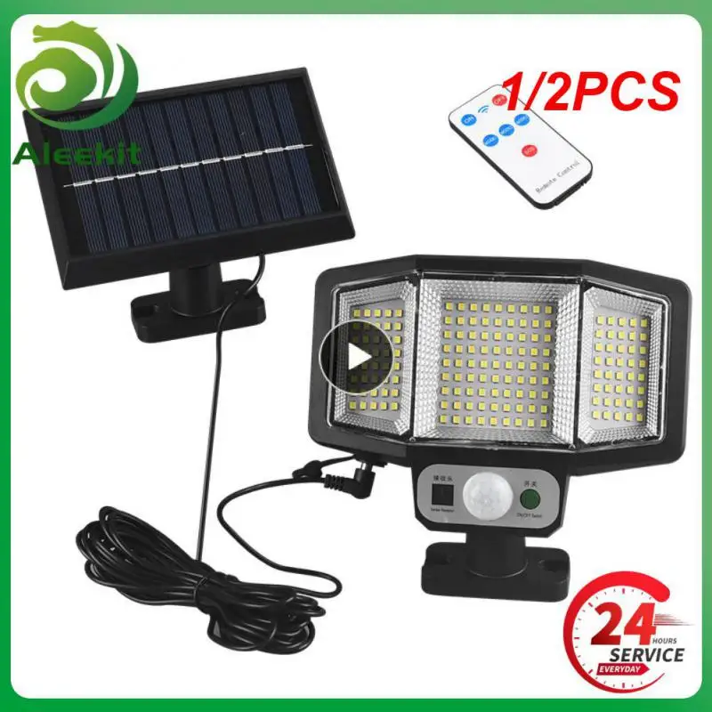 

1/2PCS Solar Split Wall Lamp 3 Mode Waterproof Motion Sensor Lamp Outdoor Street Security Lighting Solar Light Garden Wall