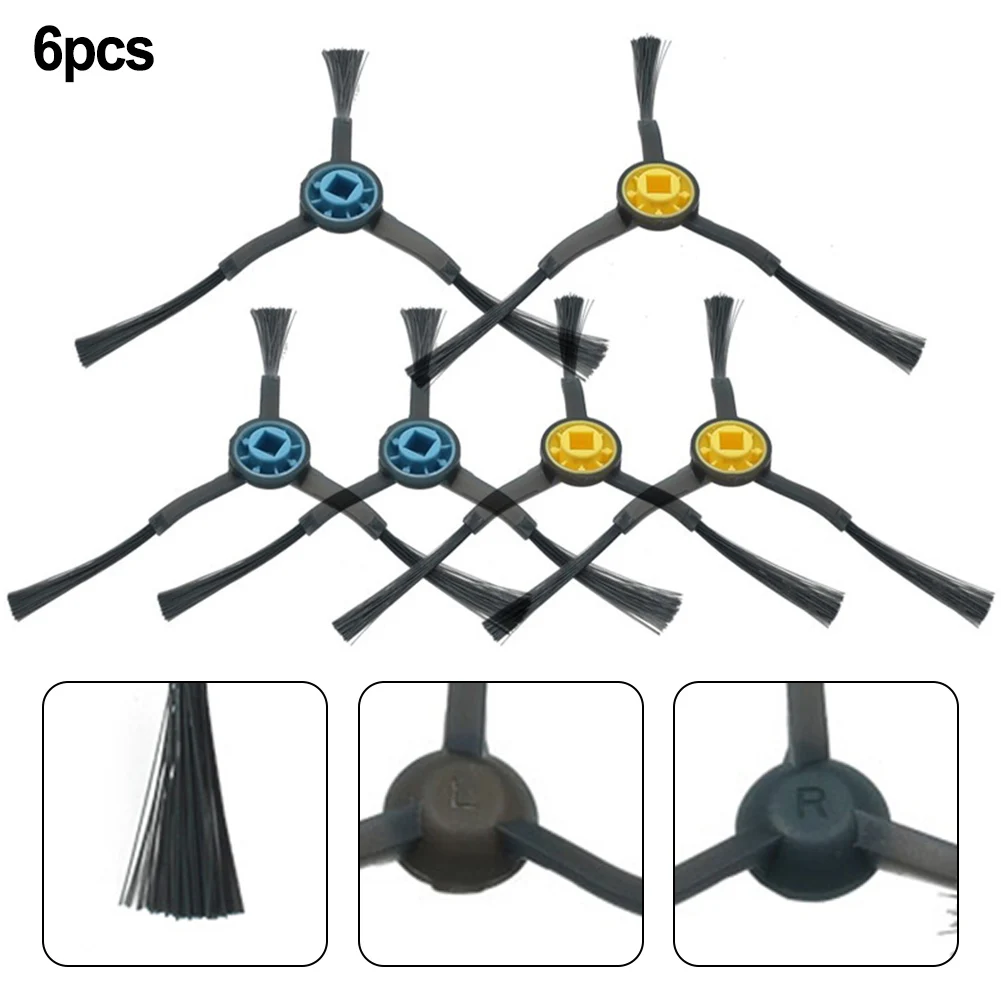 6 шт. боковые щетки детали для пылесоса абсолютно новая чистка пригодные Fakir Robert R-S