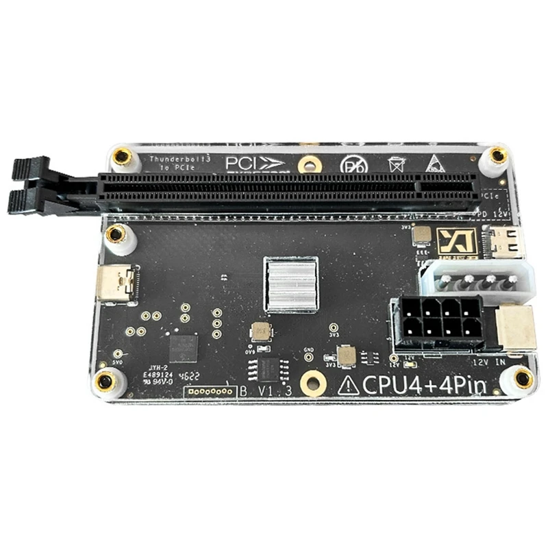 

1 SET For Thunderbolt 3/4 Graphics Card Docking Station Mini GPU Dock Laptop External Graphics Card Docking Station Black