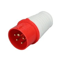 32a 5 pin 220v 415v 3pen ip44 waterproof and dustproof power electrical connector industrial male female plug socket connector