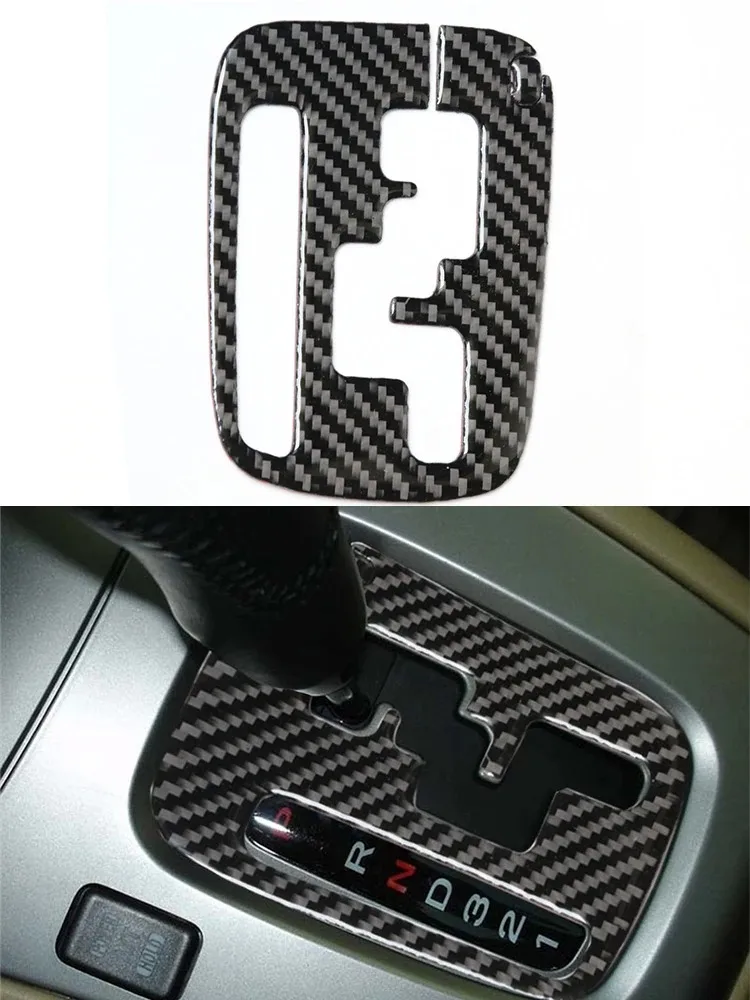 

Черные внутренние декоративные наклейки из углеродного волокна для Subaru Forester 2005 2006 2007 2008, детали салона автомобиля, аксессуары для стайлинга