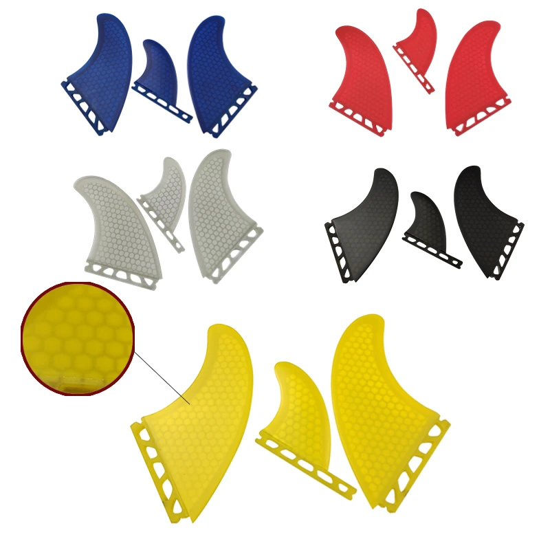 UPSURF FUTURE FINS T1 Tri Fins Quillas Honeycomb Карбоновые ласты Ласты для доски серфинга с одним