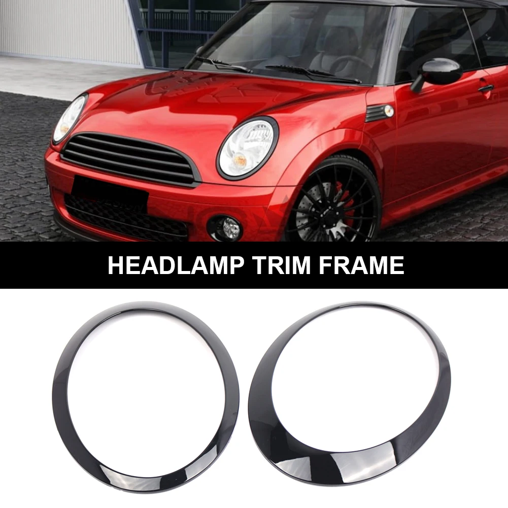 

Car Lamp Ring Cover 63126917835 Light Trim Cover Sticker 63126917836 Car Lamp Replacement Housing for Mini Cooper R50 2001-2006