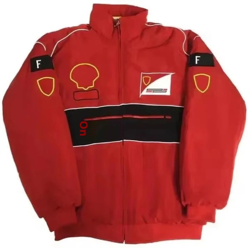 Гоночный костюм F1 мотоциклетная гоночная куртка с вышивкой осенний уличный