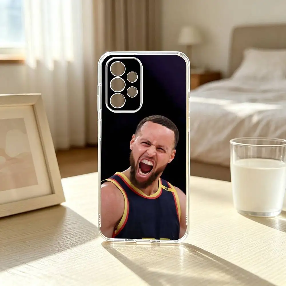 Фото Чехол для телефона Stephen Curry-Y Sports Star-S для Samsung S25, S24, S21, S22, S23, S30, Ultra, S20, Plus, Fe, прозрачный, подарок. №5