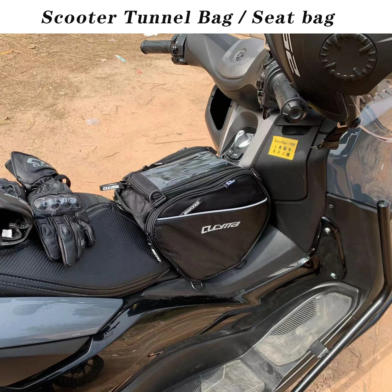Motorcycle Scooter Tunnel Seat Bag For YAMAHA XMAX300 NMAX155 XMAX NMAX 155 N-MAX X-MAX 300 Motorbike Tank Saddle Bags