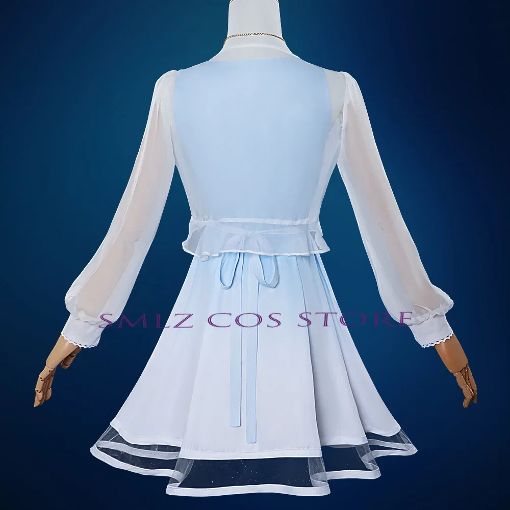 Genshin Impact Ganyu Косплей Костюм Игра Анимация Ган Ю Платье Полный комплект Наряд