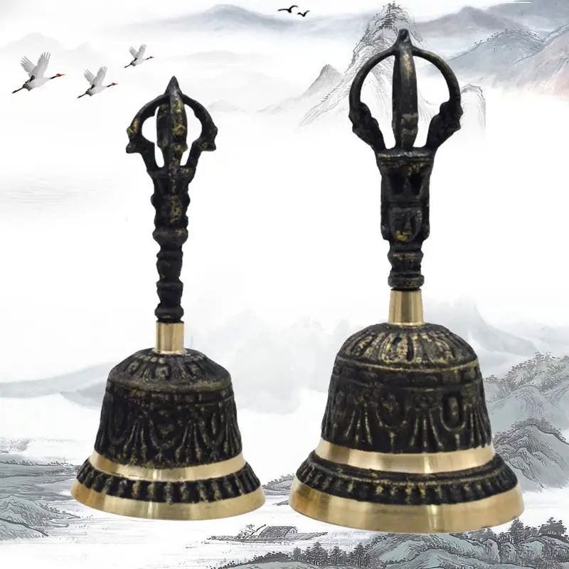

Hand Bell Hand Call Bell Hand Held Service Bell Dharma Bell Ring Bell The Triple Clear Bell For Wedding Events Decoration
