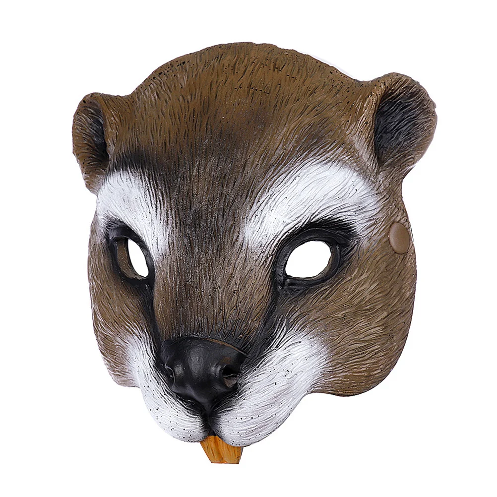 

squirrel rat fursuit masked creepy the vendetta for kids party- Squirrel Shape Durable Photography Party Mascaras