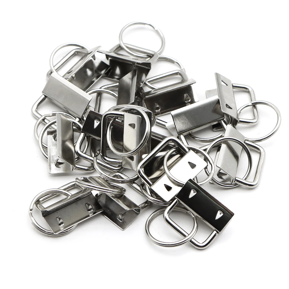 Обжимные концевые зажимы 10 шт. застежки для шнура Кожаные Концы фурнитура