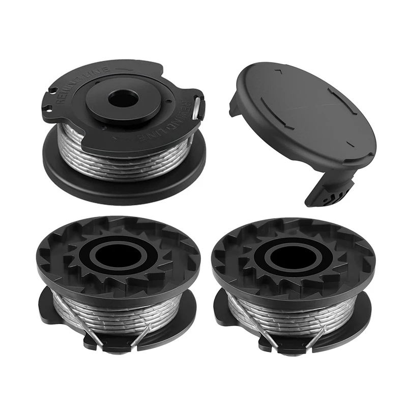 

9 Pack String Trimmer F016800569 Spool Line With F016F04557 Spool Cover For Easy Grass Cut ART 23SL 26SL