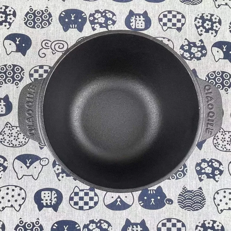 Чугунная кастрюля для тушения домашняя многофункциональная мини-чайник риса с