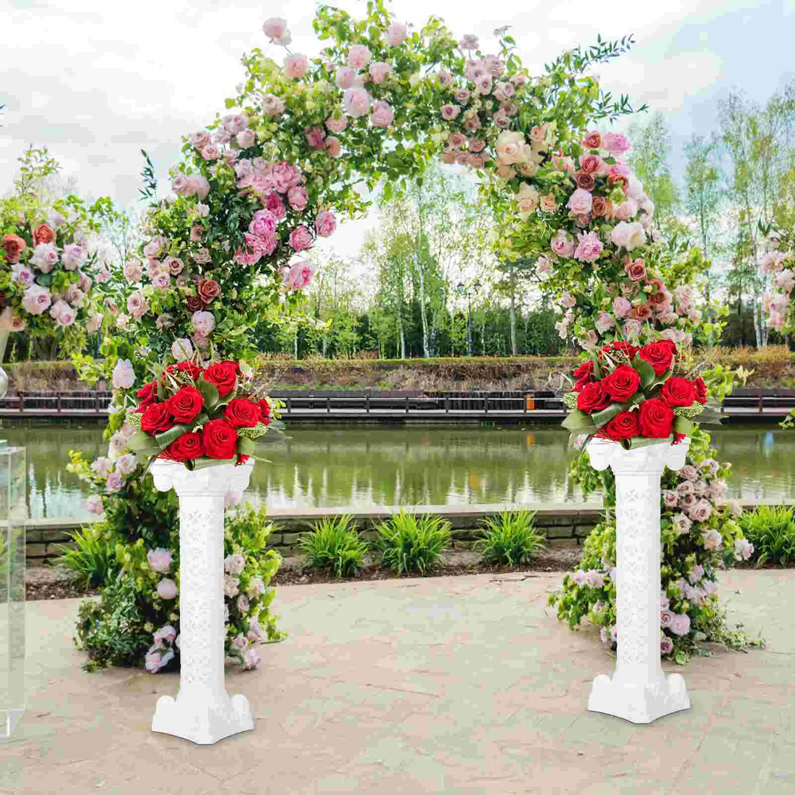 

Greek Column Statue Tall Display Greek Pedestal White Roman Pillar Stand Roman Column Pedestal Columns Pillars