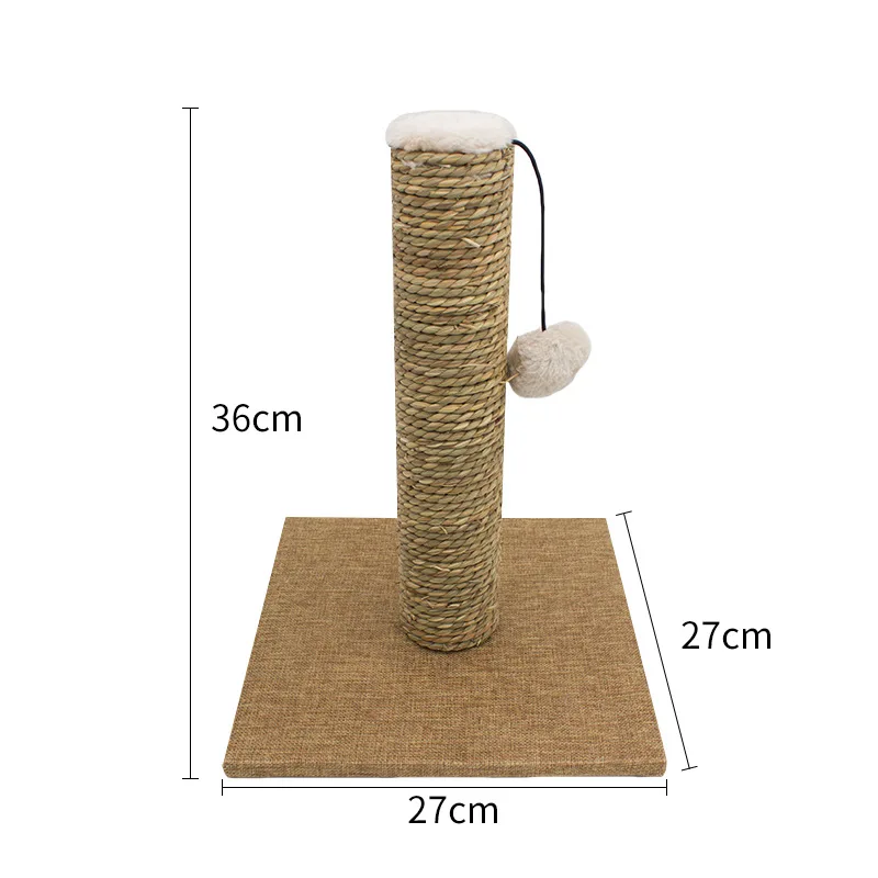

Pet Products Floor Scratching Post Square Tower Sisal Cat Climbing Tree Scratch Board Cat House Furniture Playground Cave Bed