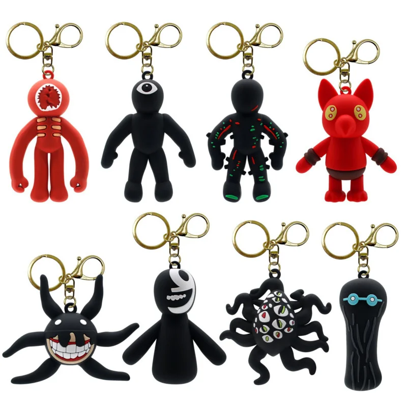 

7cm Doors Hotel El Goblino Figure Toy Game Doors Hotel Pvc keychain For Kids Children's Birthday Gifts Toy Decor Collection