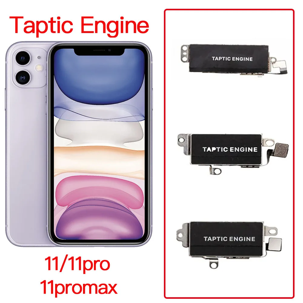 Двигатель Taptic для iPhone 11 Pro Max вибратор вибрационный двигатель гибкий кабель