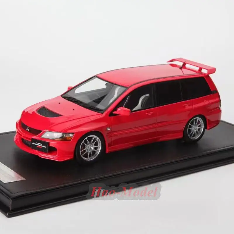Фото Модель автомобиля ENGUP 1:18 для Mitsubishi EVO из смолы, детская игрушка, подарок на день рождения, хобби, демонстрация, имитация Красной коллекции №1