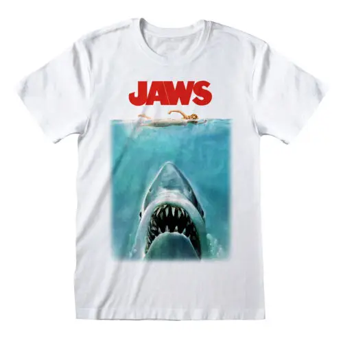 Мужская футболка с надписью Great White Shark