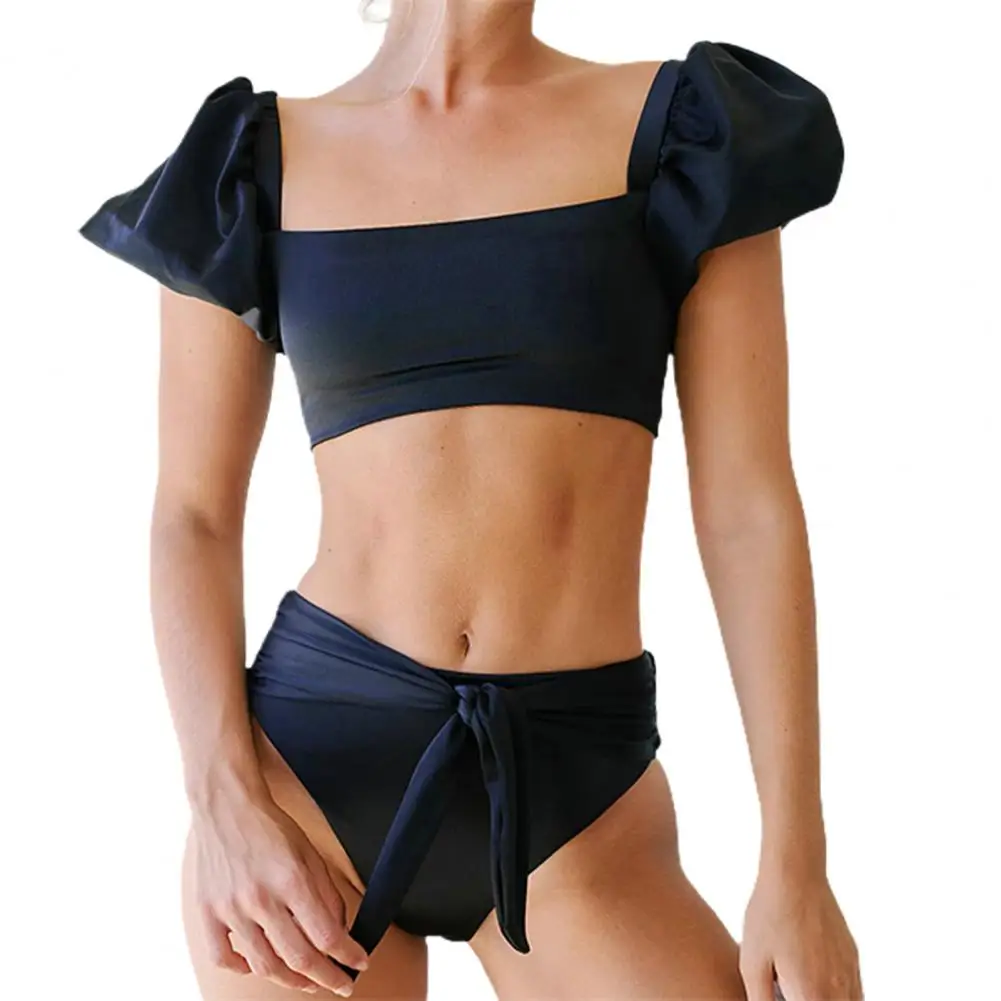 

Популярные подкладки для купальных костюмов, обтягивающие шорты с буффами, юбки с высокой талией, одежда для купания, Быстросохнущий бюстгальтер, трусы, комплект, пляжная одежда