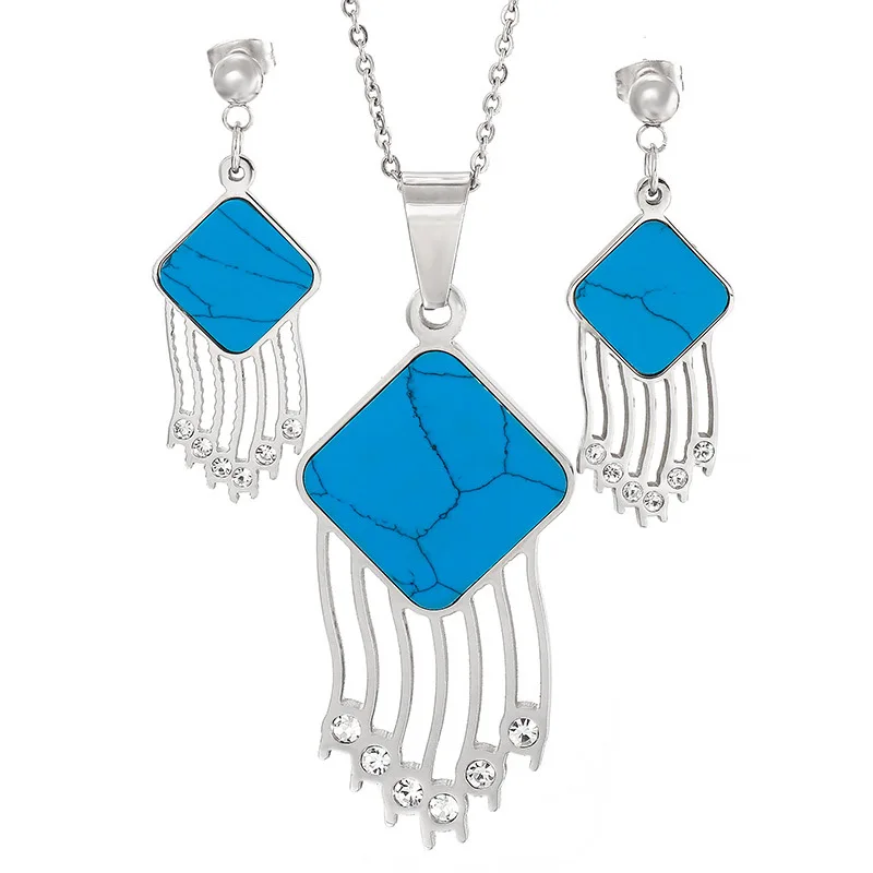 

Fashion Women Men Punk Stainless Steel Round Silver Color Ball Pendant Necklace Earrings Jewelry