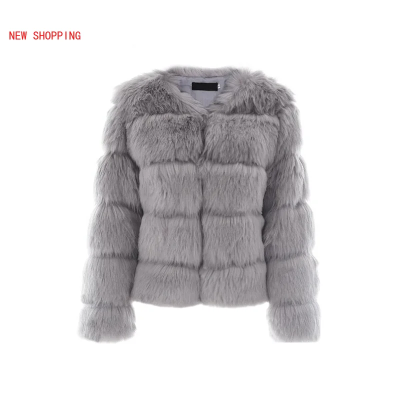 Fashion Vintage Fluffy Faux Fur Coat Women Short Furry Fake Fur Warm Winter Outerwear Pink Coat Casual Party Overcoat Mujer 2021