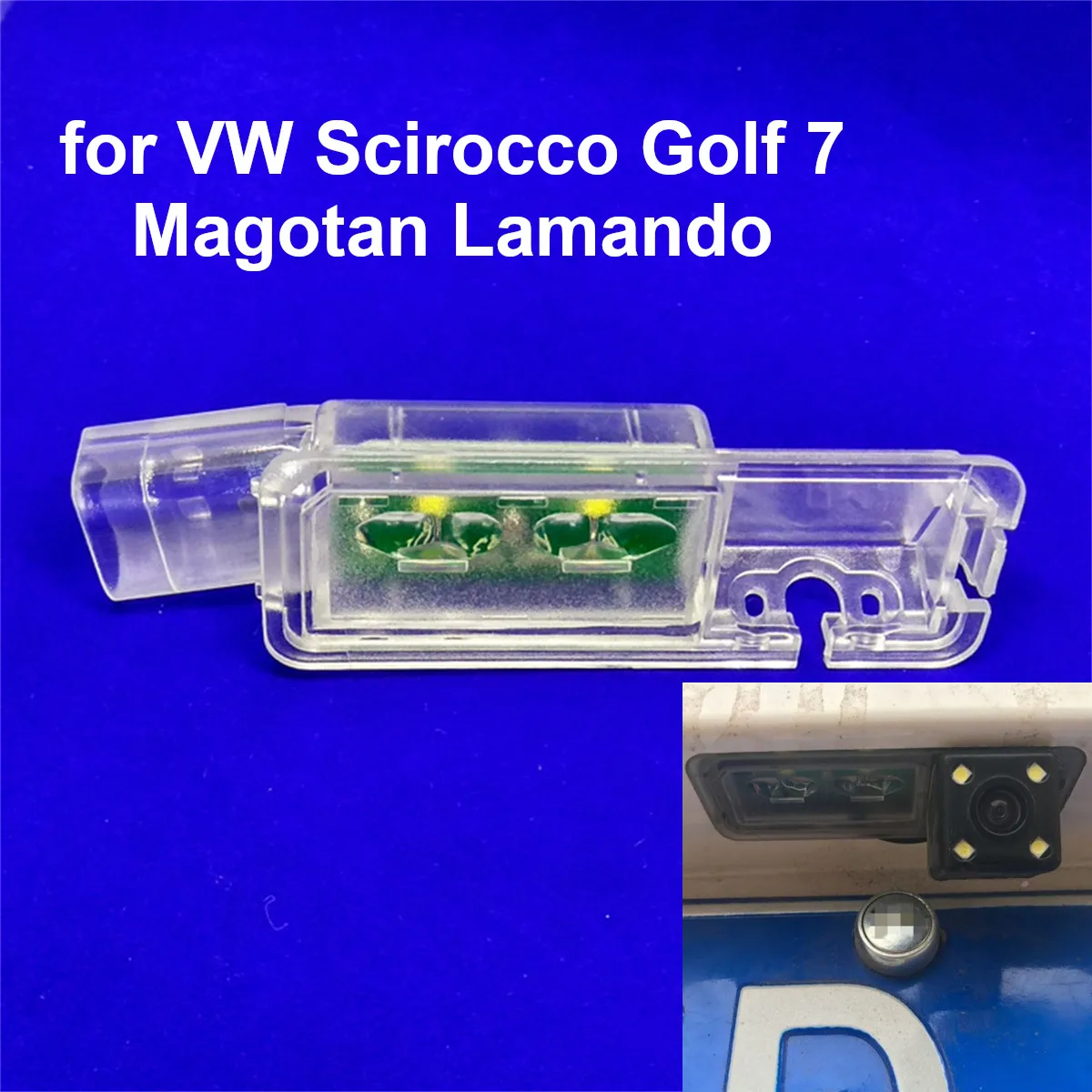 

Автомобильный кронштейн для камеры заднего вида, крепление для освещения номерного знака, корпус для VW Golf 7, Magotan Scirocco CC T-ROC Lamando